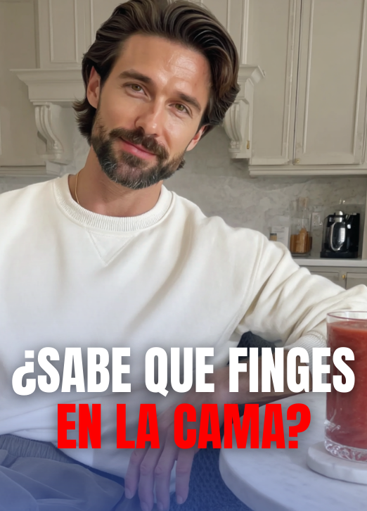 ¿Sabe que finges en la cama?